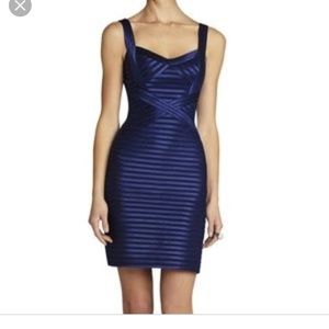 Bcbg blue bandage dress